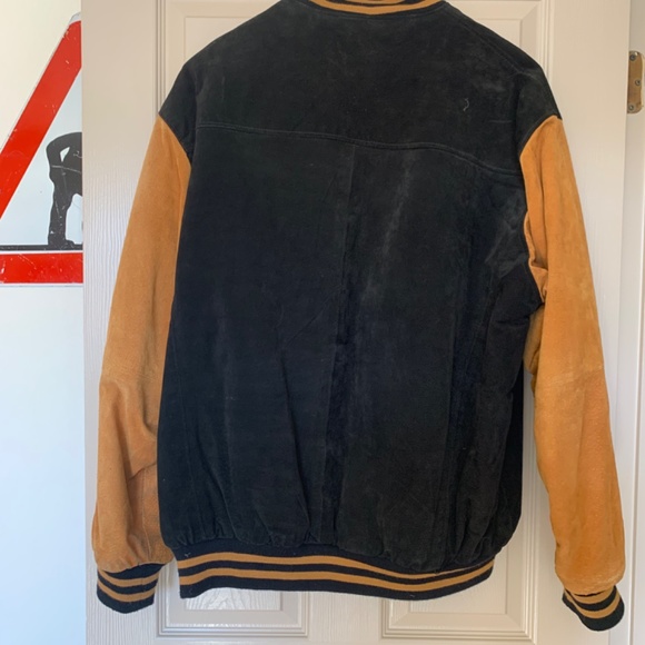 100% Vintage Leather letterman jacket - Picture 2 of 2
